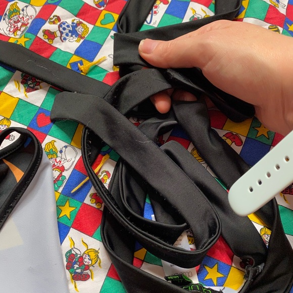 Club exx neon lightning tie crop top - Picture 8 of 9